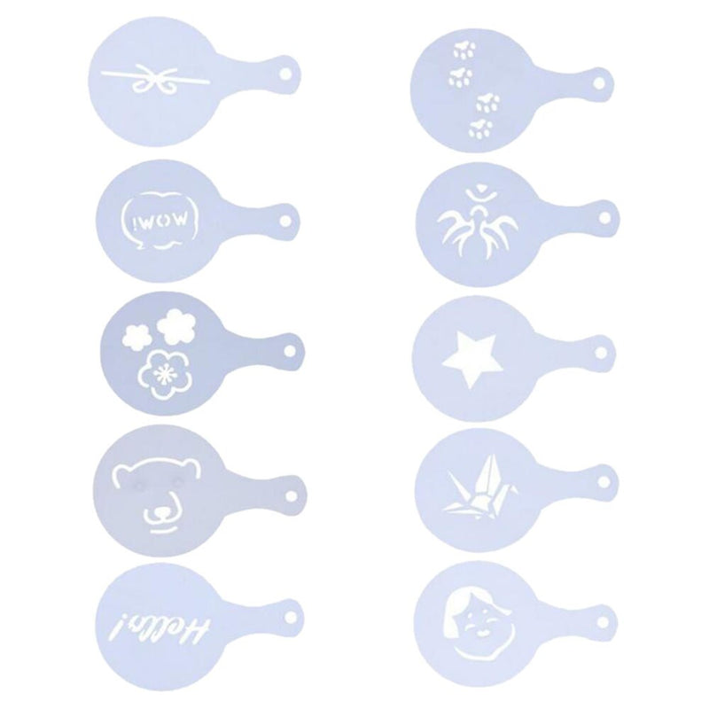 Cappuccino Coffee Stencil Duster Stainless Steel Chocolate Shaker Duster Coffee Measuring Spoon