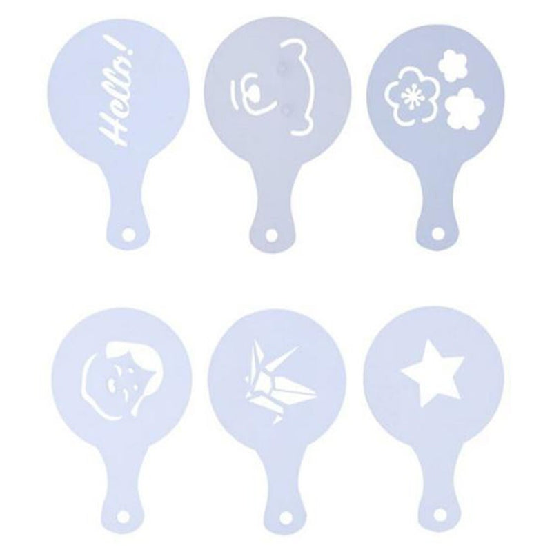 Cappuccino Coffee Stencil Duster Stainless Steel Chocolate Shaker Duster Coffee Measuring Spoon