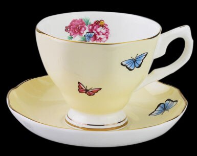 China Tangshan Guci coffee cup set ceramic dish British afternoon tea creative variety of high-grade