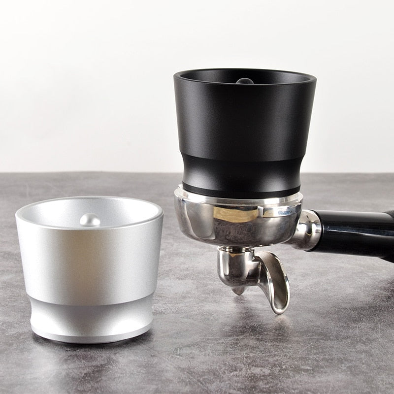 Coffee Dosing Ring Aluminum Alloy Intelligent Powder Feeder Grinder Brewing Bowl Cup Barista Tool