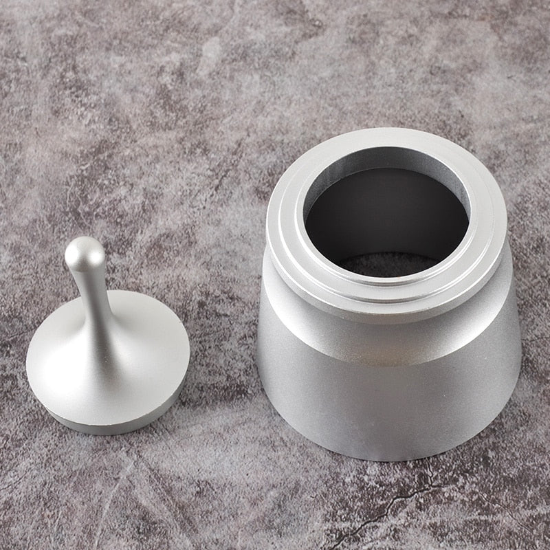 Coffee Dosing Ring Aluminum Alloy Intelligent Powder Feeder Grinder Brewing Bowl Cup Barista Tool