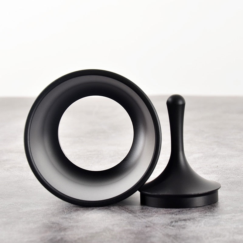 Coffee Dosing Ring Aluminum Alloy Intelligent Powder Feeder Grinder Brewing Bowl Cup Barista Tool