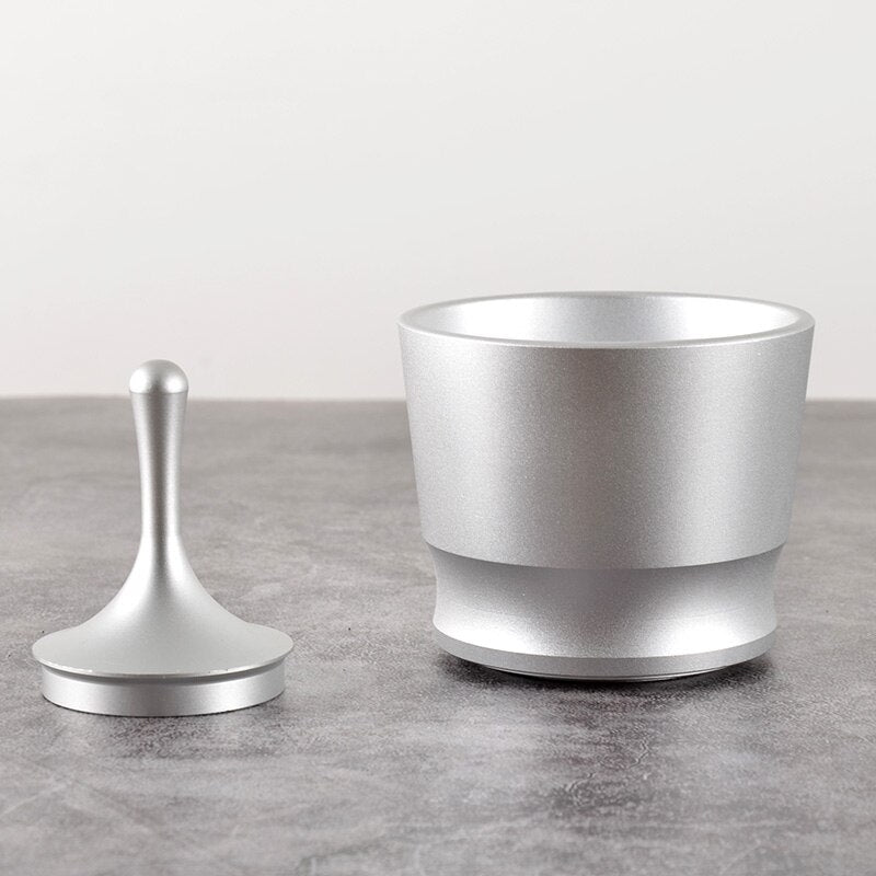 Coffee Dosing Ring Aluminum Alloy Intelligent Powder Feeder Grinder Brewing Bowl Cup Barista Tool