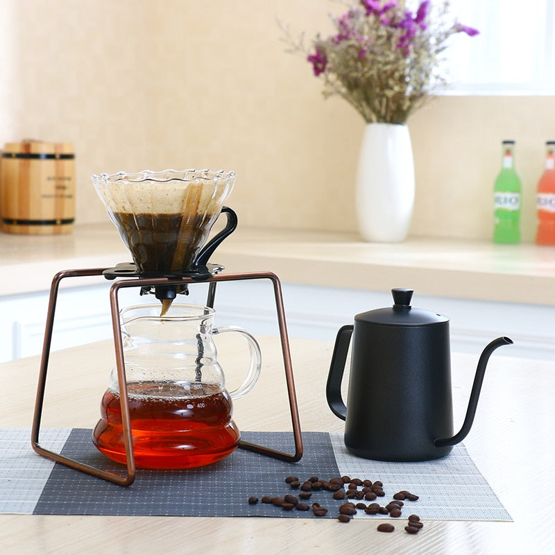 Coffee Dripper Geometric Reusable Pour Over Coffee Filter Stand,Permanent Coffee Dripper