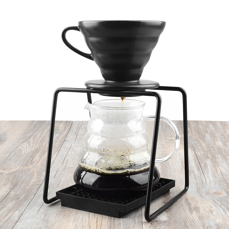 Coffee Dripper Geometric Reusable Pour Over Coffee Filter Stand,Permanent Coffee Dripper