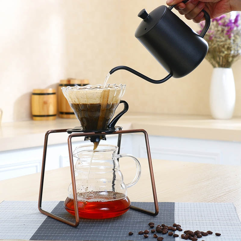 Coffee Dripper Geometric Reusable Pour Over Coffee Filter Stand,Permanent Coffee Dripper