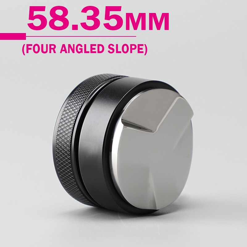Coffee Tamper 51/53/58/58.35MM 304 Stainless Steel Coffee Distributor Coffee Powder Hammer Convex