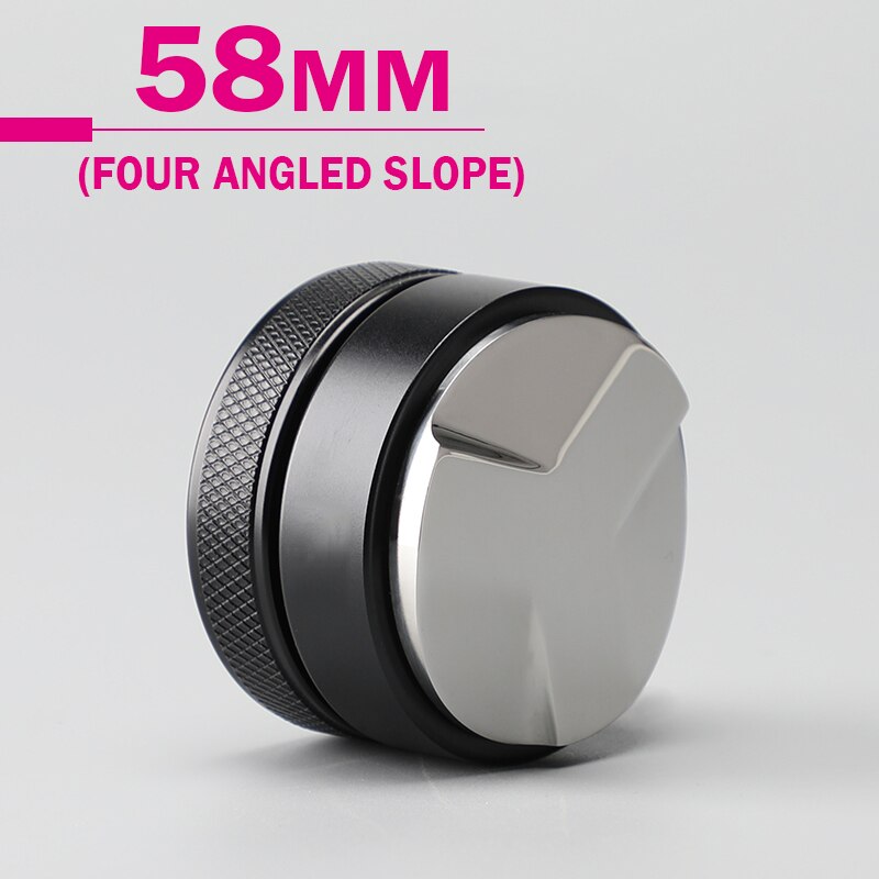 Coffee Tamper 51/53/58/58.35MM 304 Stainless Steel Coffee Distributor Coffee Powder Hammer Convex