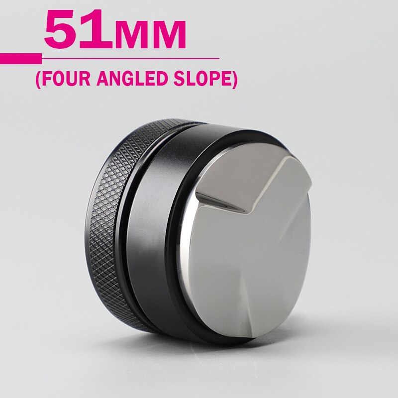 Coffee Tamper 51/53/58/58.35MM 304 Stainless Steel Coffee Distributor Coffee Powder Hammer Convex