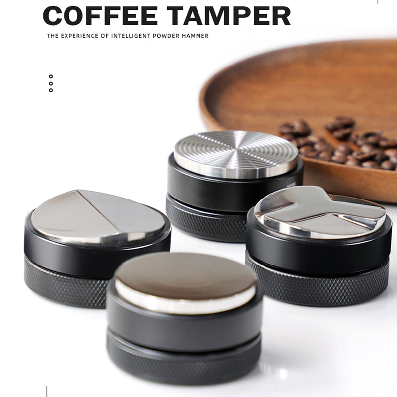 Coffee Tamper 51/53/58/58.35MM 304 Stainless Steel Coffee Distributor Coffee Powder Hammer Convex