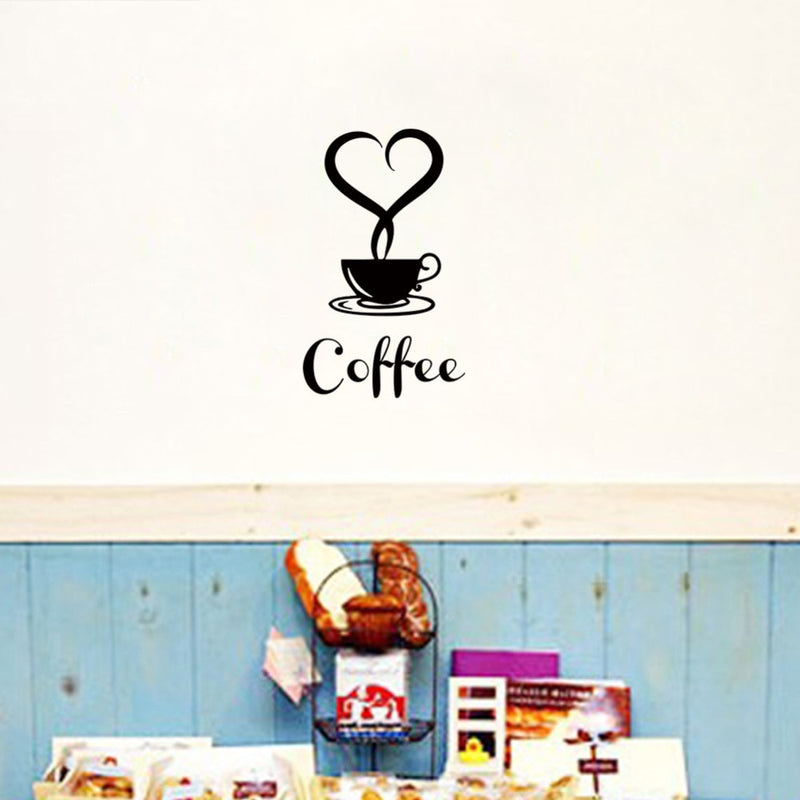 Coffee shop Restaurant wall decor decals home decorations 361 kitchen removable vinyl wall art diy