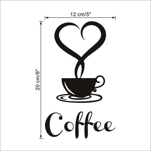 Coffee shop Restaurant wall decor decals home decorations 361 kitchen removable vinyl wall art diy
