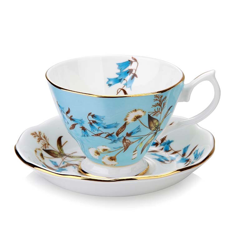 Continental bone china coffee cup Saucer Tea Set English afternoon tea ceramic tea set piece suit