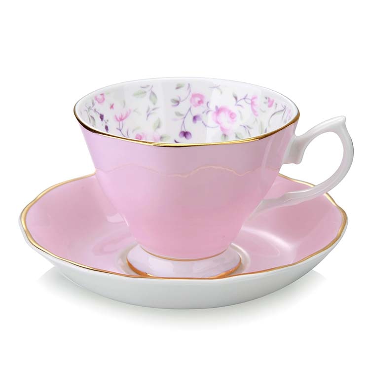 Continental bone china coffee cup Saucer Tea Set English afternoon tea ceramic tea set piece suit