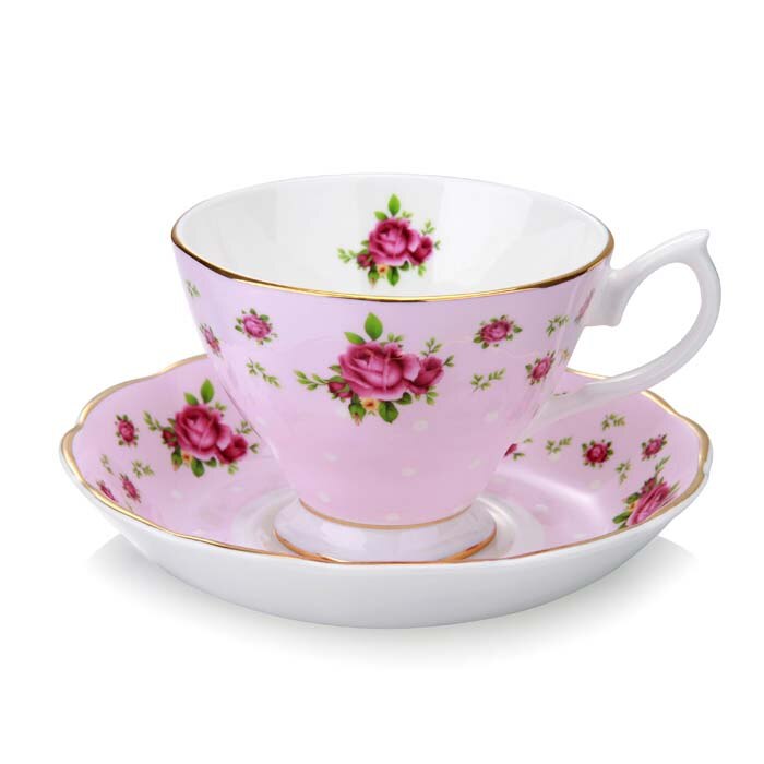 Continental bone china coffee cup Saucer Tea Set English afternoon tea ceramic tea set piece suit