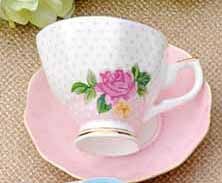Cup ceramic creative European - style with lid large - capacity bone china cups breakfast cup milk