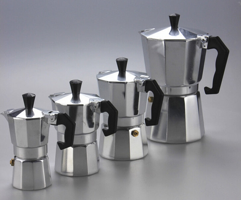 Duolvqi Aluminum Coffee Maker Durable Moka Cafeteira Expresso Percolator Pot Practical Moka Coffee