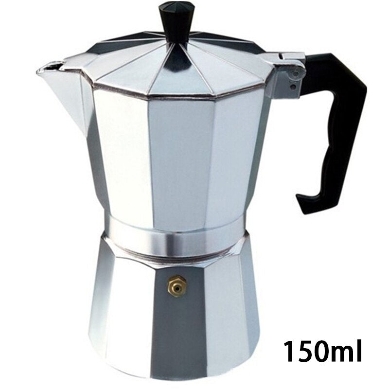 Duolvqi Aluminum Coffee Maker Durable Moka Cafeteira Expresso Percolator Pot Practical Moka Coffee