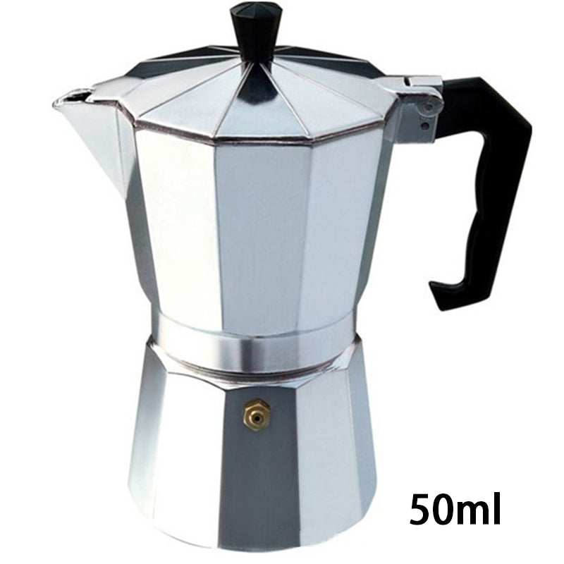 Duolvqi Aluminum Coffee Maker Durable Moka Cafeteira Expresso Percolator Pot Practical Moka Coffee