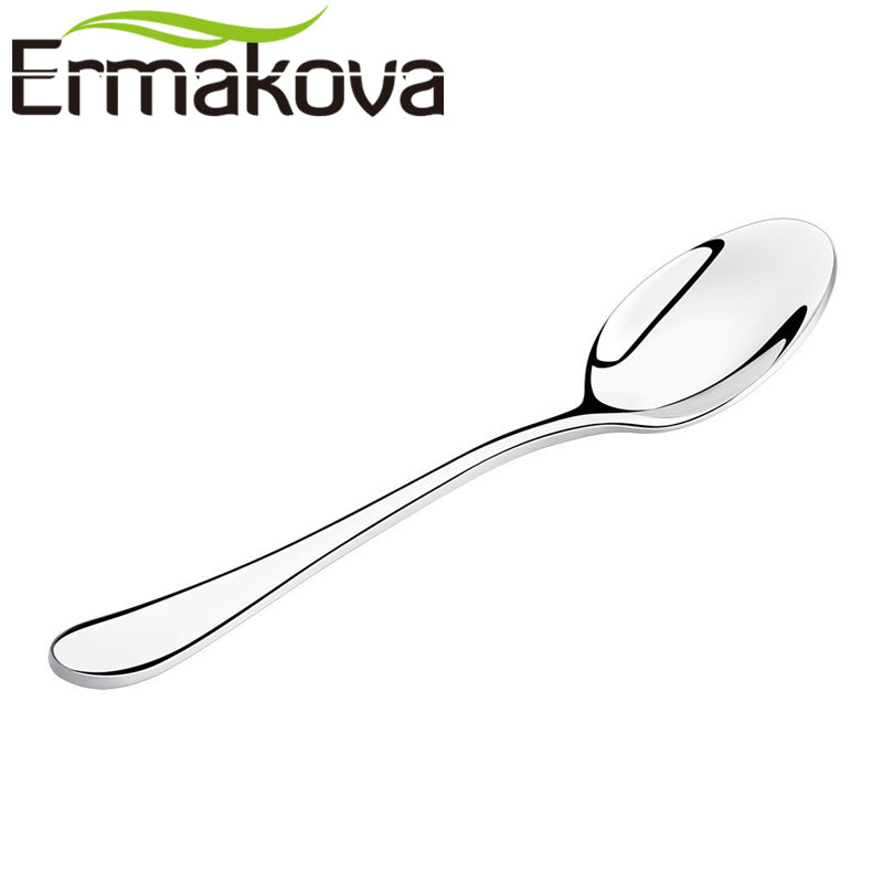 ERMAKOVA Set of 2 Mini Coffee Spoon Espresso Spoon Stainless Steel Bistro Spoon Coffee Scoop