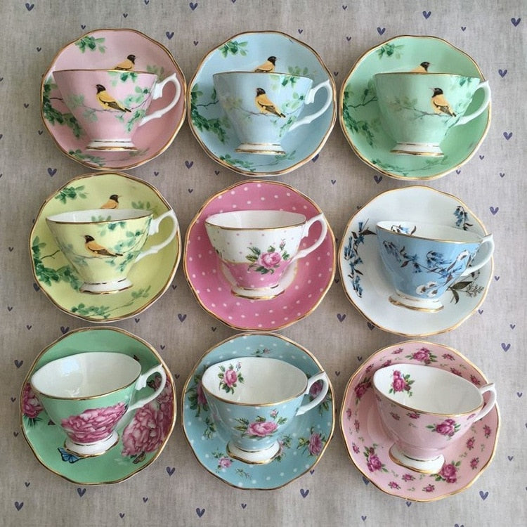 European coffee cups home drink essential afternoon tea cup set a variety of patterns can be