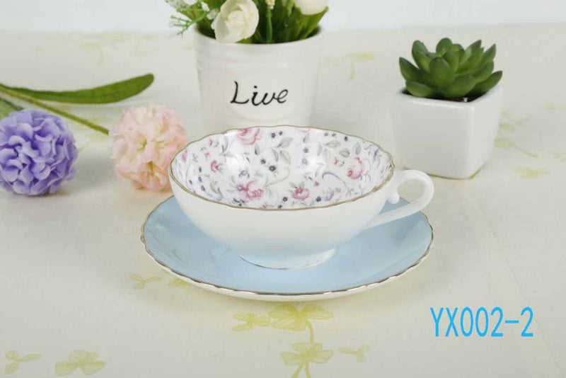 European style bone china coffee cup high grade afternoon tea cups creative ceramic tea set 160ML