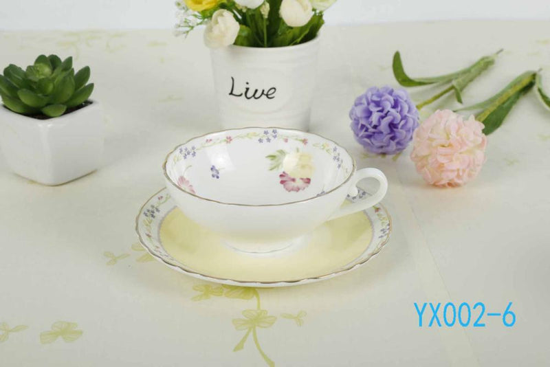 European style bone china coffee cup high grade afternoon tea cups creative ceramic tea set 160ML