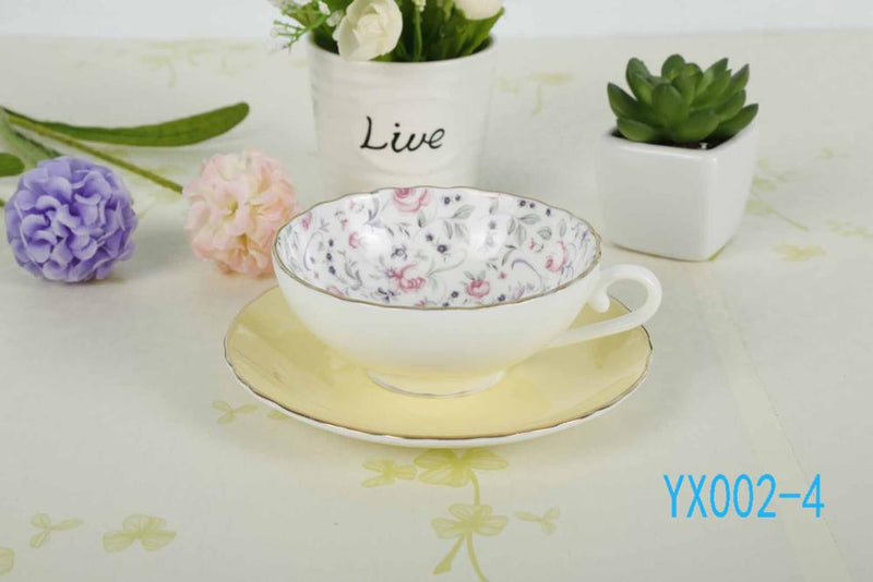 European style bone china coffee cup high grade afternoon tea cups creative ceramic tea set 160ML