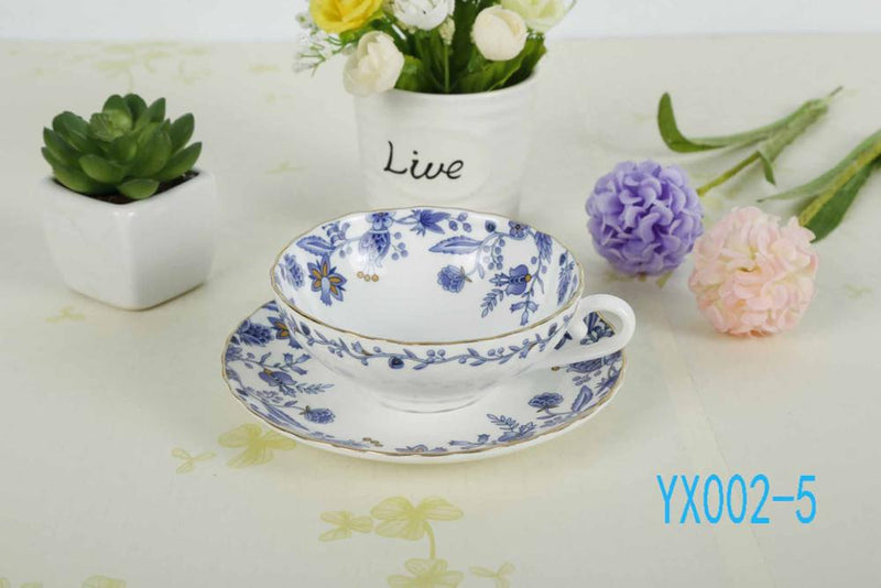 European style bone china coffee cup high grade afternoon tea cups creative ceramic tea set 160ML