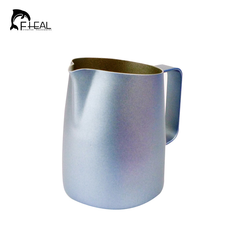 FHEAL Stainless Steel Espresso Coffee Milk Mugs Milk Coffee Frothing Jug Pitcher Craft Cup Kitchen