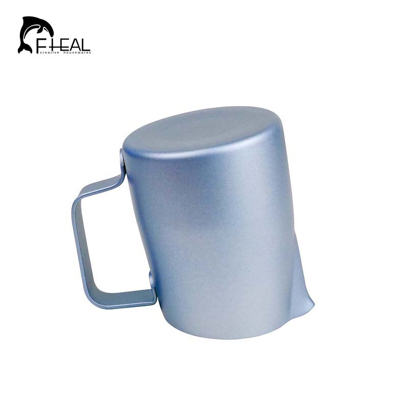 FHEAL Stainless Steel Espresso Coffee Milk Mugs Milk Coffee Frothing Jug Pitcher Craft Cup Kitchen