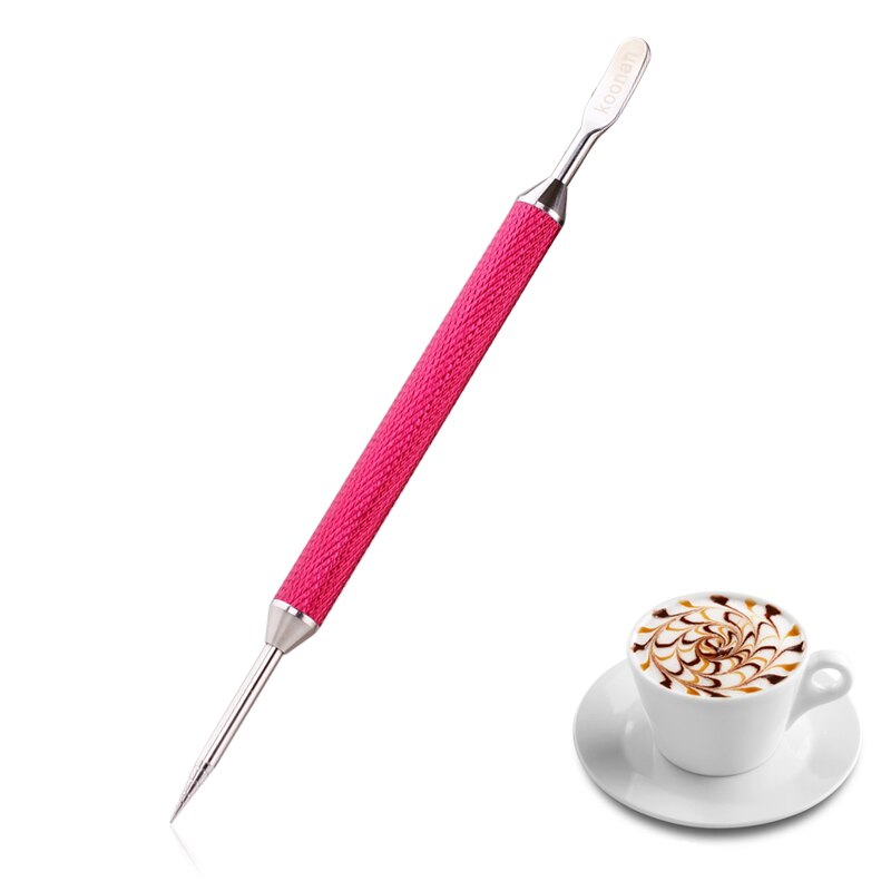 1pc 4 colors Coffee espresso Latte Art Pen Stainless Steel Tool Milk foam