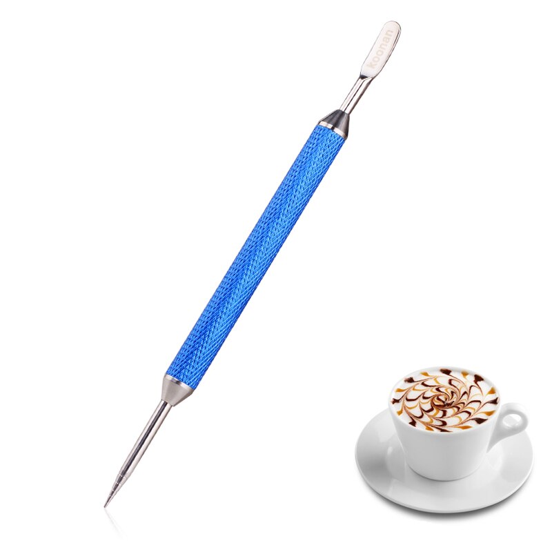 1pc 4 colors Coffee espresso Latte Art Pen Stainless Steel Tool Milk foam