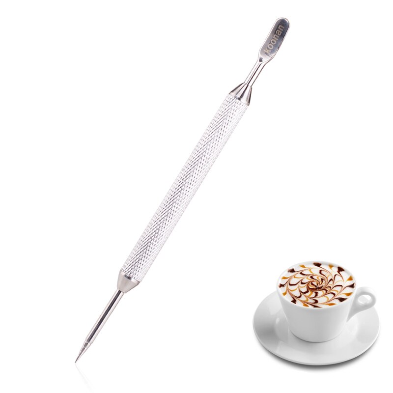 1pc 4 colors Coffee espresso Latte Art Pen Stainless Steel Tool Milk foam