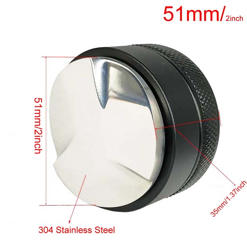 Food Grade 51/53/58mm Coffee Tamper Wooden Handle Barista Espresso maker Grinder Handmade High
