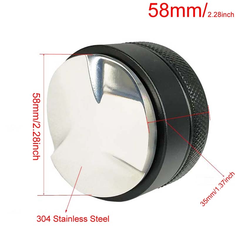 Food Grade 51/53/58mm Coffee Tamper Wooden Handle Barista Espresso maker Grinder Handmade High