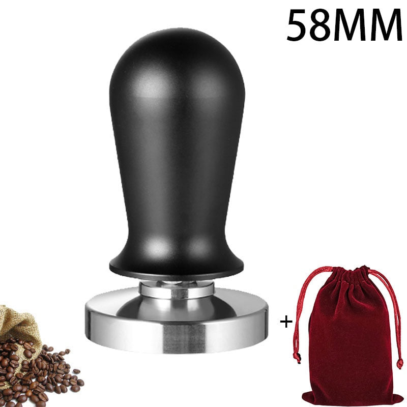 Food Grade 51/53/58mm Coffee Tamper Wooden Handle Barista Espresso maker Grinder Handmade High
