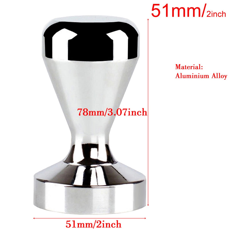 Food Grade 51/53/58mm Coffee Tamper Wooden Handle Barista Espresso maker Grinder Handmade High