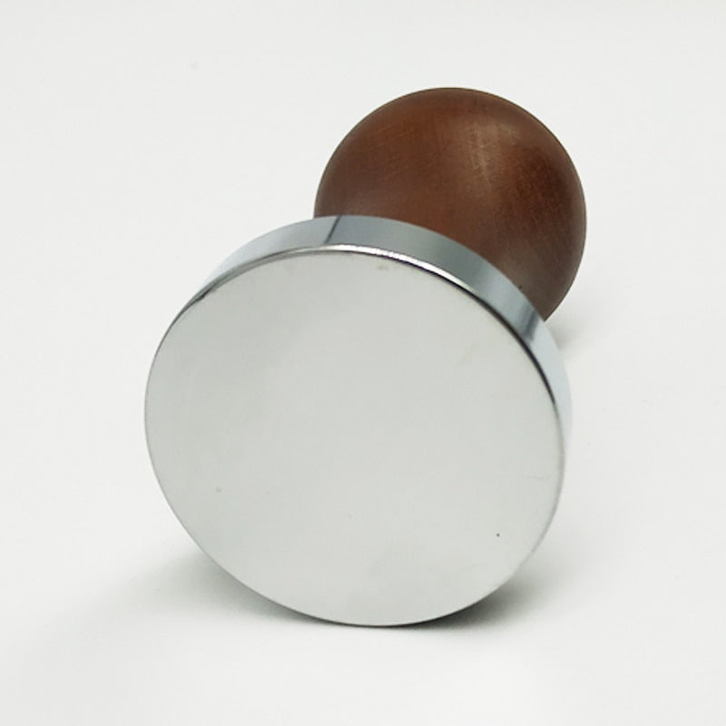 Food Grade 51/53/58mm Coffee Tamper Wooden Handle Barista Espresso maker Grinder Handmade High