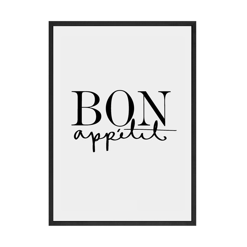French Kitchen Art Decor Bon Appetite Posters and Prints Minimalism Coffee Guide Wall Pictures