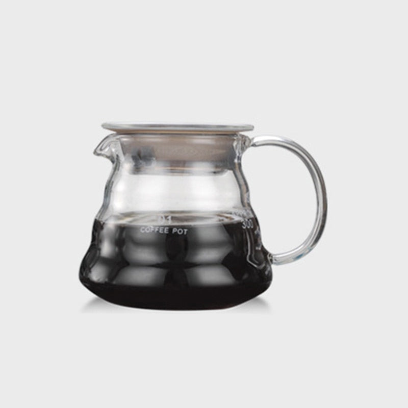 Glass Coffee Pot Cloud Shaped Coffee Kettle Reusable Coffee Pot Heat Resistant Teapot / Coffee