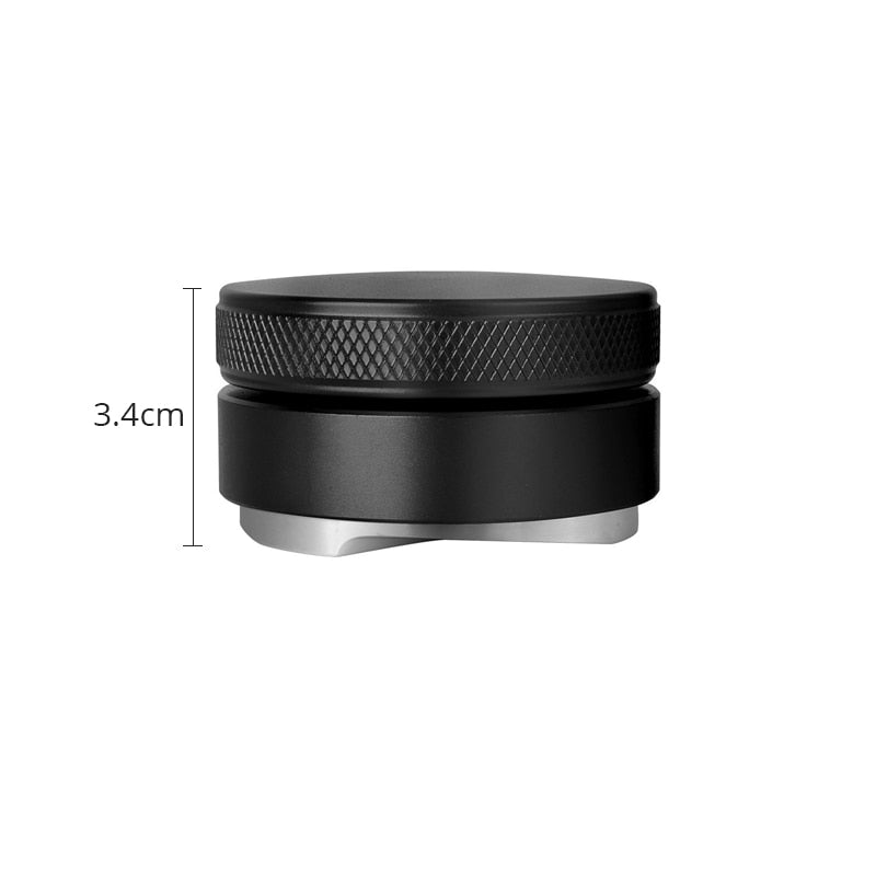 Espresso Distribution Tool/Leveler, 3 Angled Slopes Adjustable Palm Tamper Fits 51/53/58mm