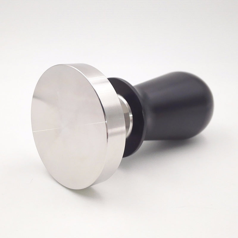 51/58mm Black Espresso Coffee Tamper Stainless Steel Constant Pressure Calibrated Barista Flat Base
