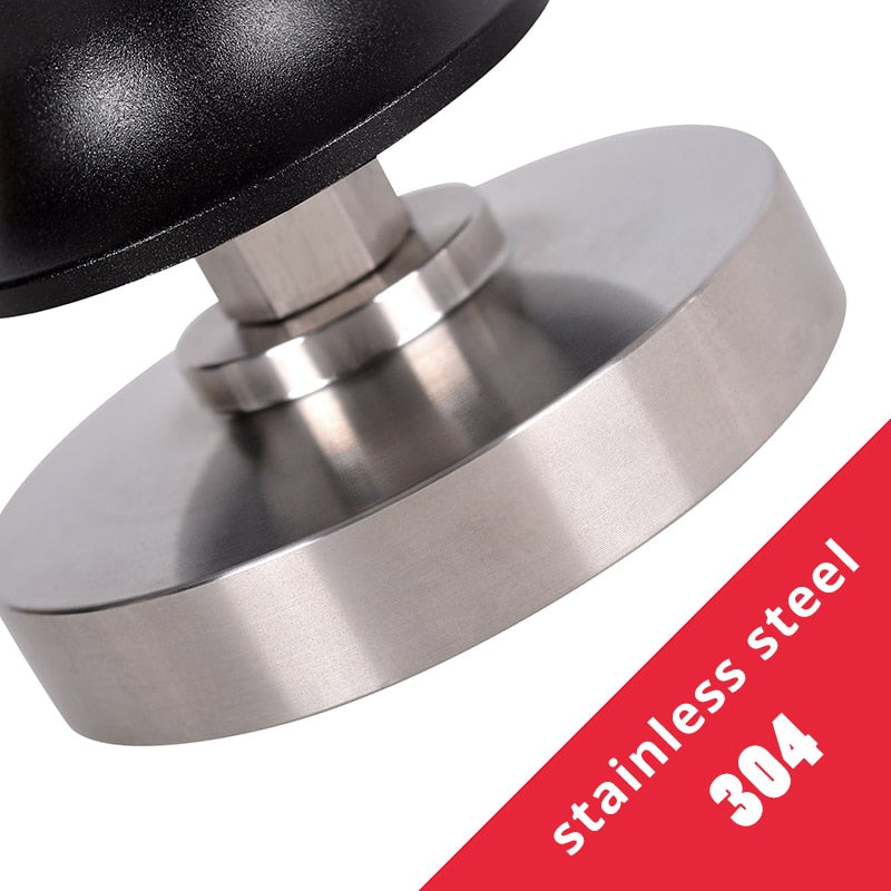 Calibrated Coffee Tamper 51/53/57/58mm Flat Base, Stainless Steel Barista Espresso Machine Tools