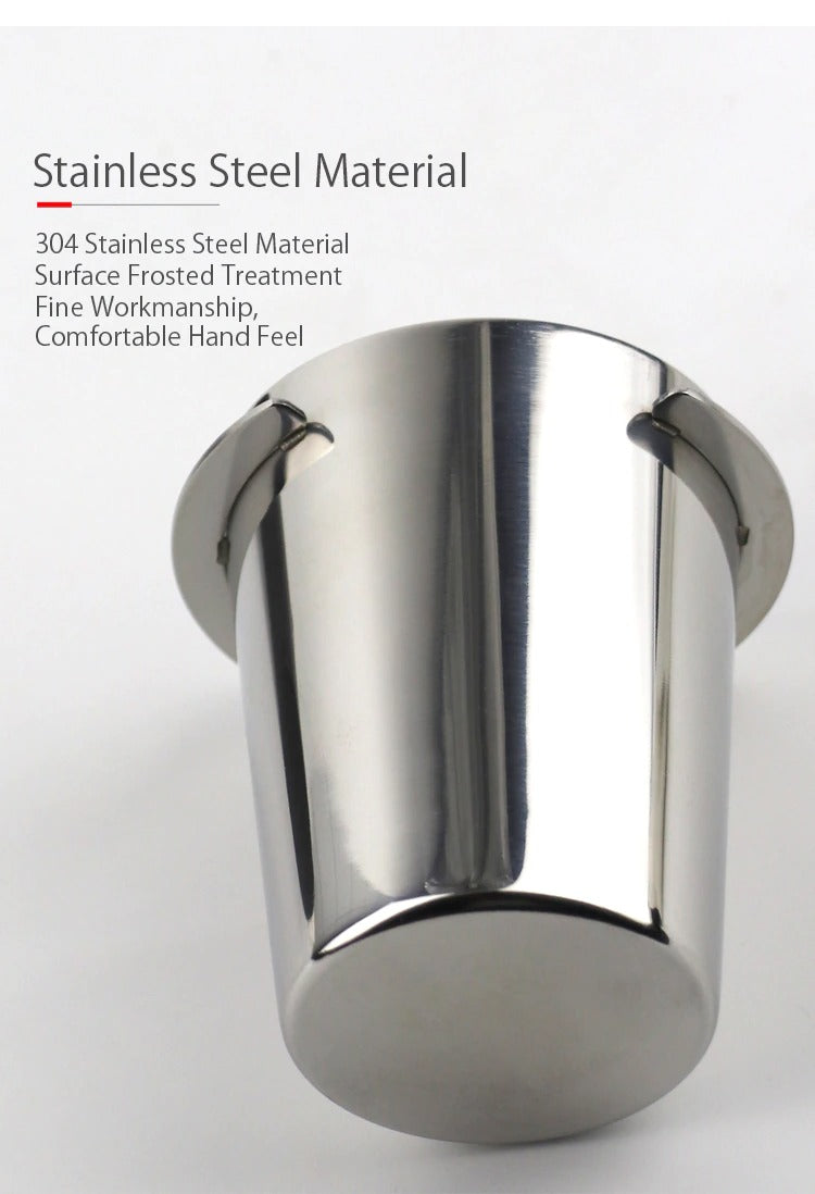 Stainless Steel Coffee Dosing Cup Powder Feeder Part Espresso Machine Dosing Cup