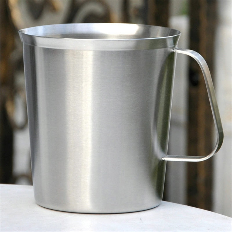 High Quality 1.2mm Thicker 500/1000ml Coffee Milk Juice Jug Mug Cup With Scale Baking Measuring cups