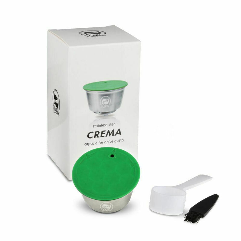 ICafilas Dolce Gusto Crema Coffee Filters Cup Dripper Stainless Steel Refillable Reusable Coffee