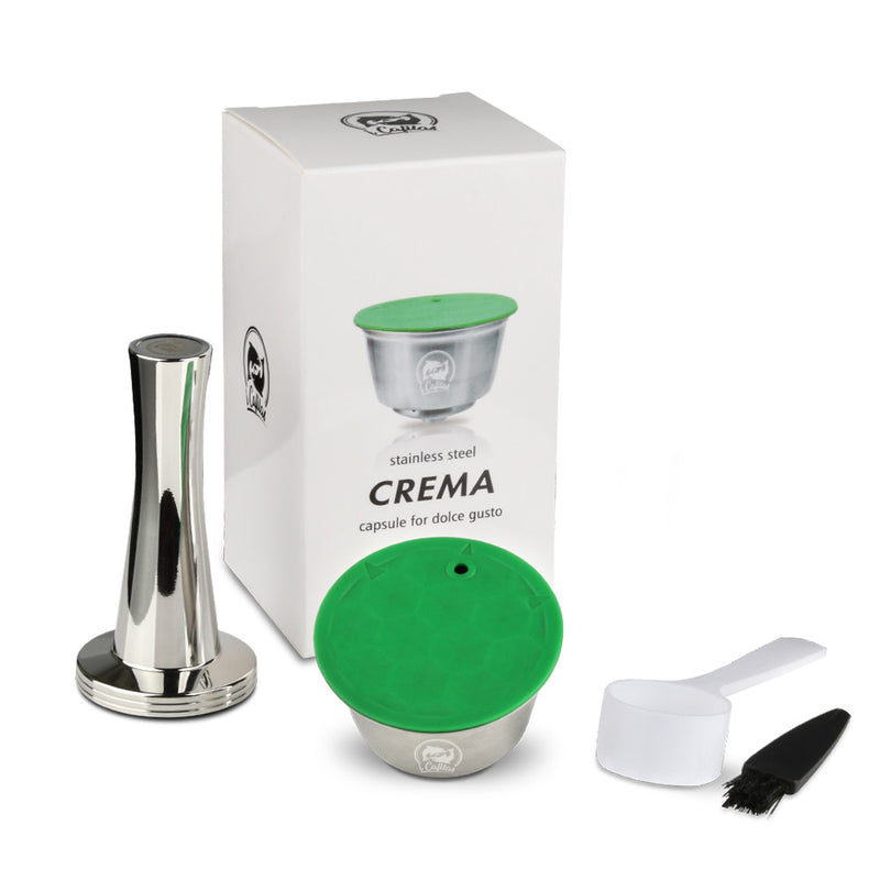 ICafilas Dolce Gusto Crema Coffee Filters Cup Dripper Stainless Steel Refillable Reusable Coffee