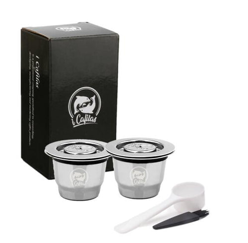 ICafilas For Refillable Nespresso Coffee Capsule Crema Espresso Reusab