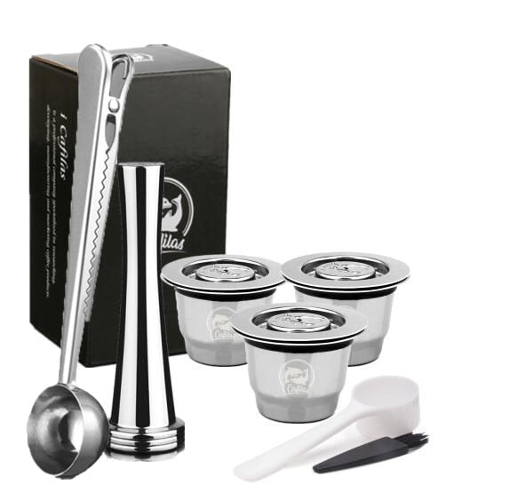 ICafilas For Refillable Nespresso Coffee Capsule Crema Espresso Reusable New Refillable For Coffee Filter